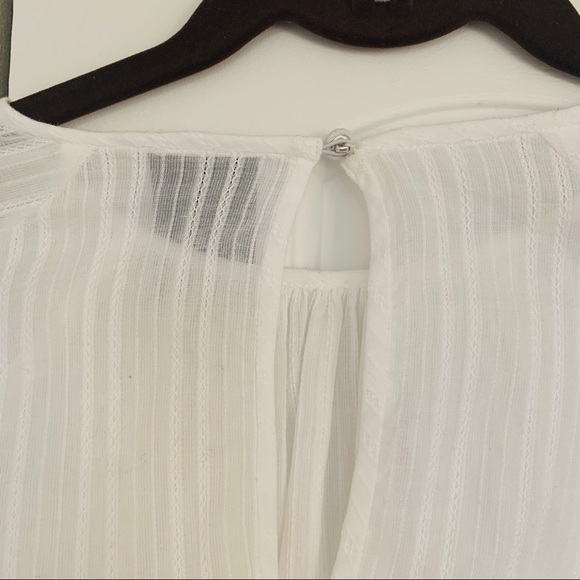 Acler Peplum Baree Top in White Size 4 - Picture 7 of 8